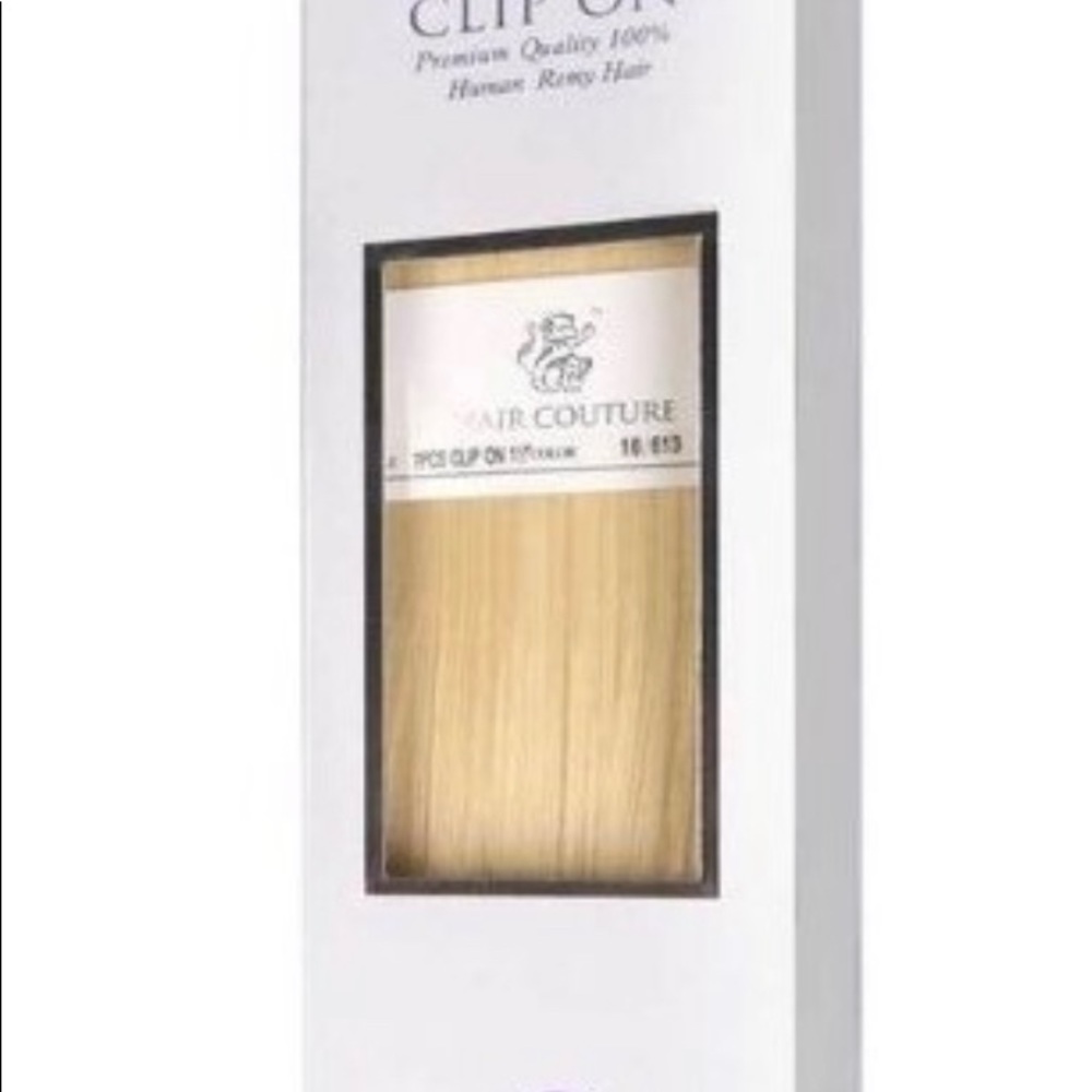 Clip-on (Hair Couture ) 100% Remy Human Hair